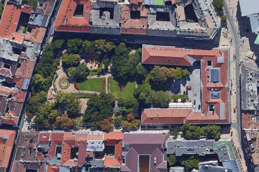 A Kert madártávlatból/ Birdview of the garden